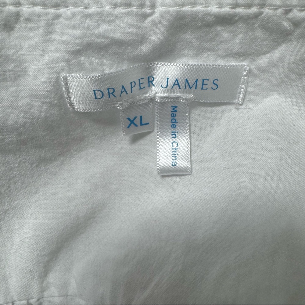 Draper James V-Neck Short Sleeve Eyelet Embroidered Top XL - Picture 11 of 13